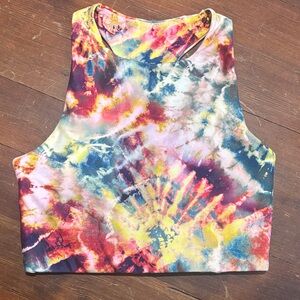 Betsey Johnson Sports Bra Tie Dye Xsmall